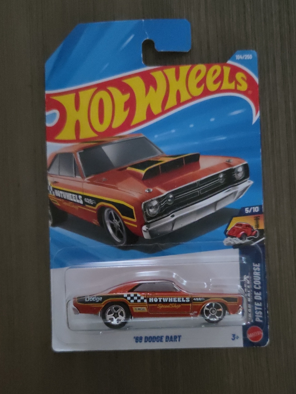 '68 Dodge Dart Toy Car Hot Wheels - Red